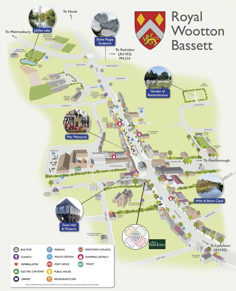 Map of Royal Wootton Bassett