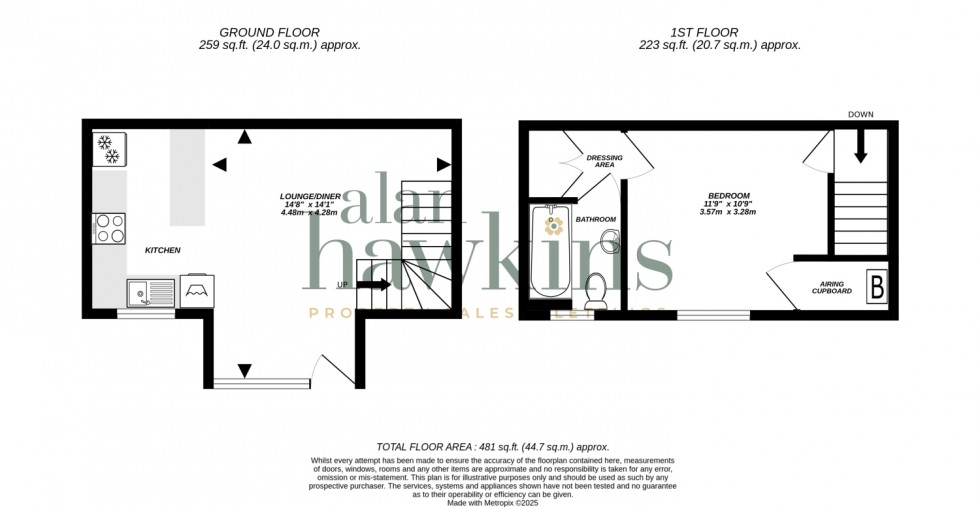 Floorplan for Orchard Mead, Royal Wootton Bassett, SN4