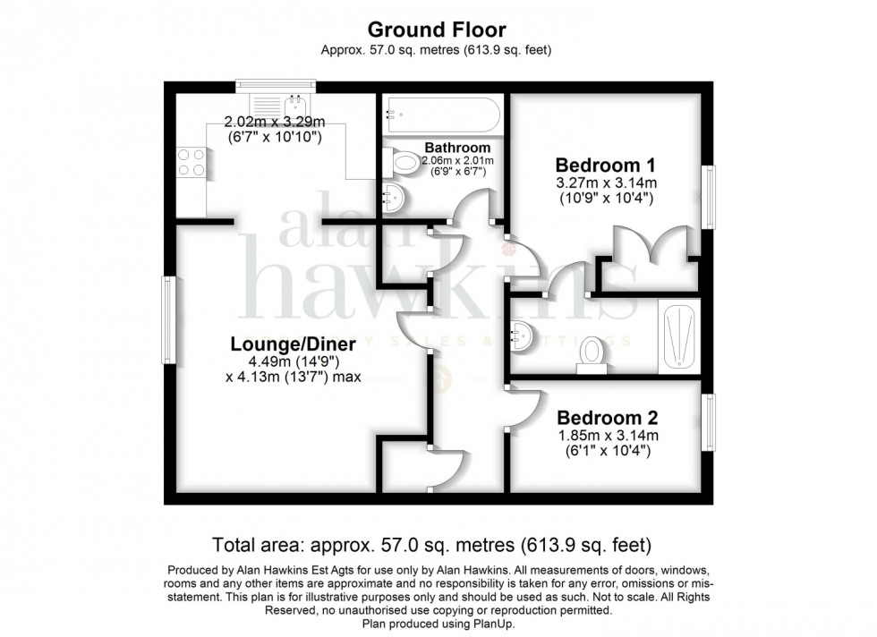 Floorplan for Denby Road, Redhouse, SN25