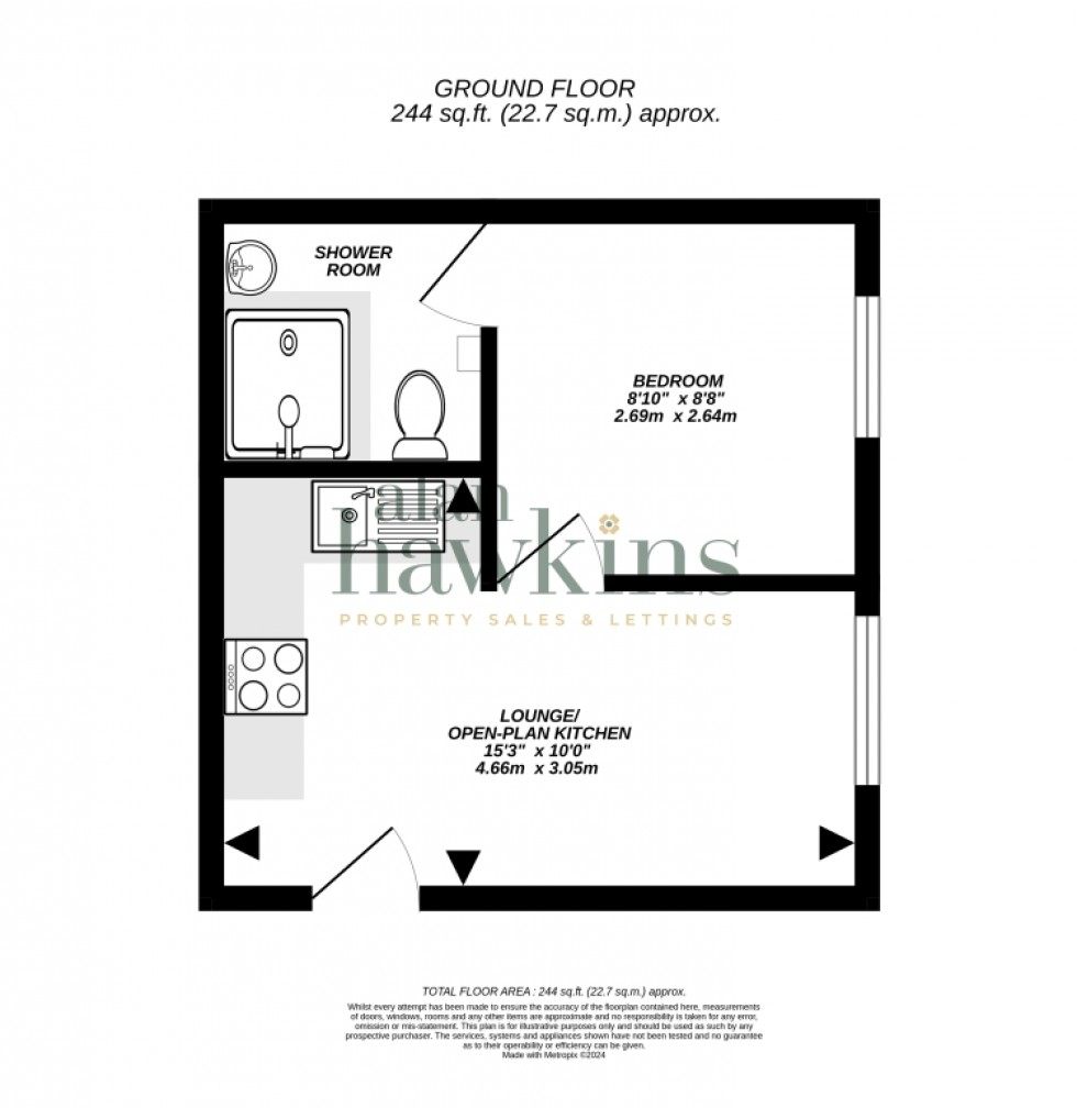 Floorplan for 10 Galloway Close, Shaw, Swindon, Wiltshire, SN5 5QQ, UK