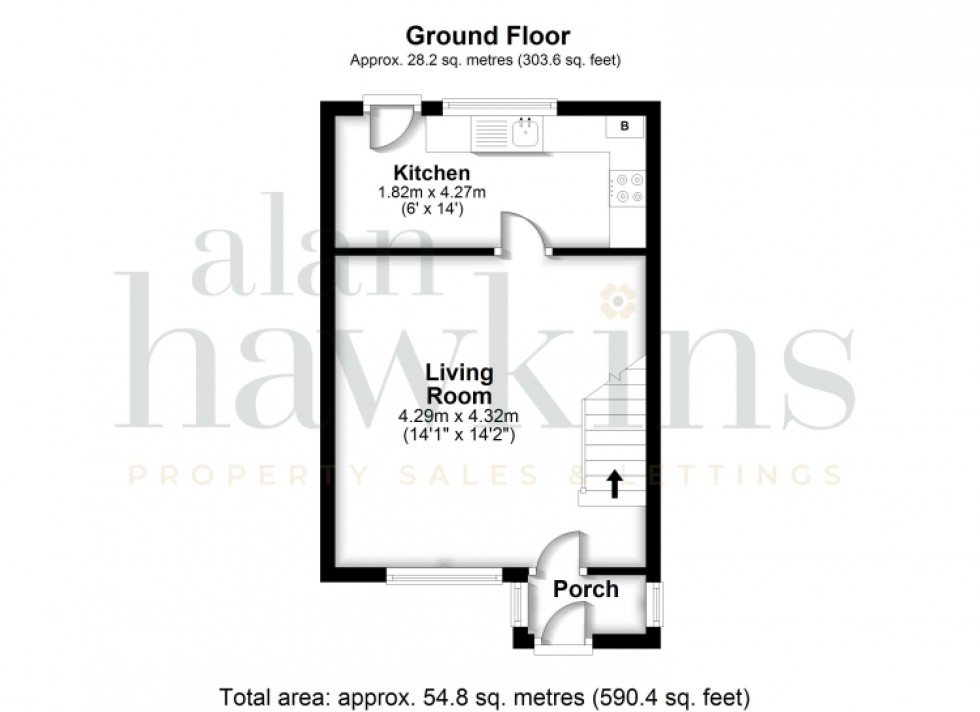Floorplan for 48 Orchard Mead Woodshaw, Royal Wootton Bassett, Wilthire, SN4 8NH, UK