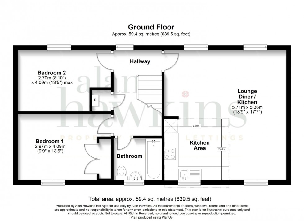 Floorplan for Cloatley Crescent, Royal Wootton Bassett, SN4