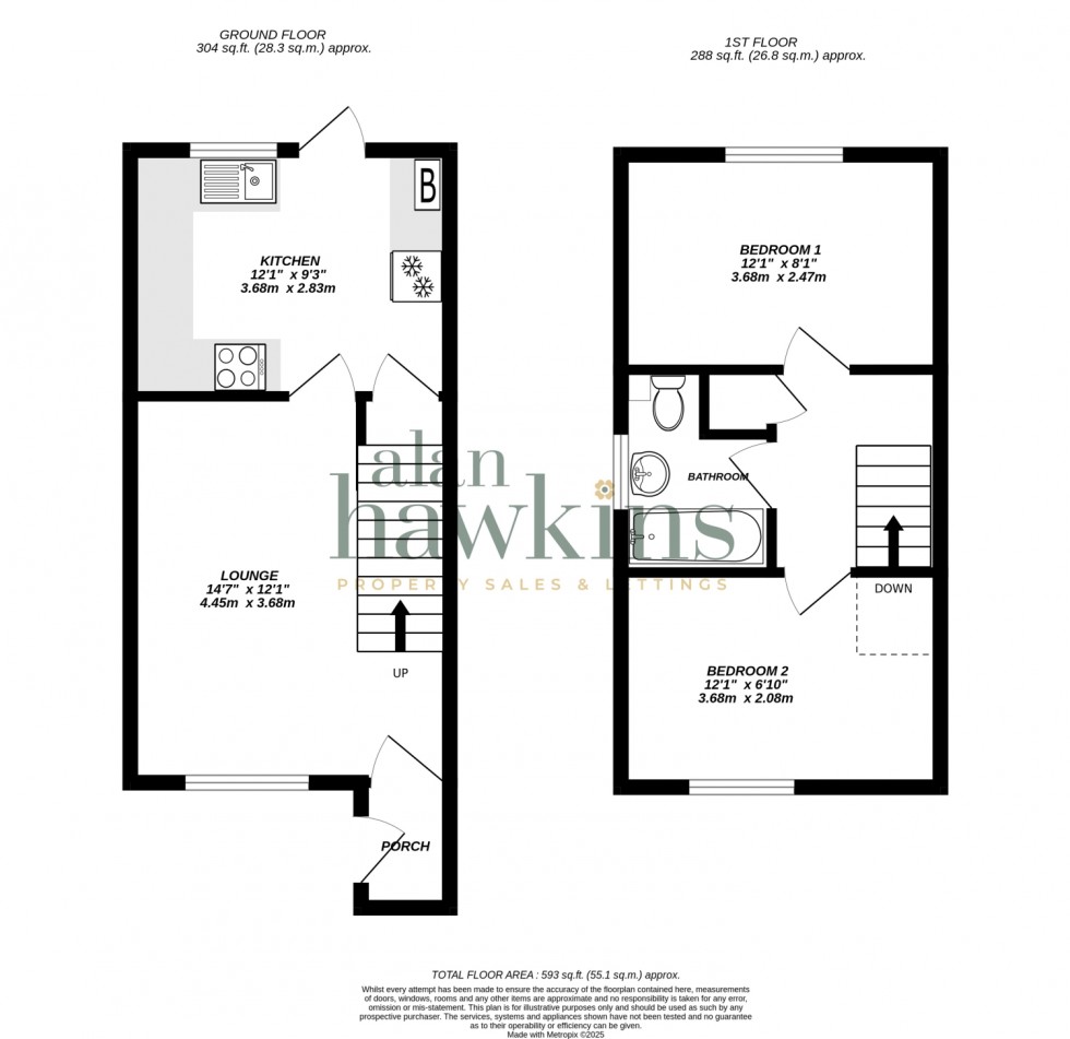 Floorplan for Pipers Close, Royal Wootton Bassett, SN4