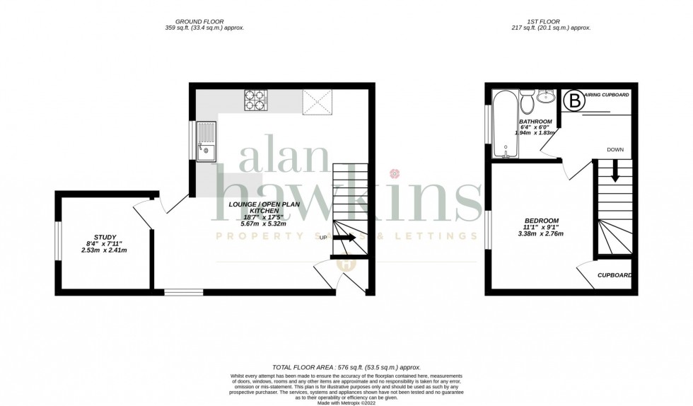 Floorplan for Reids Piece, Purton, SN5