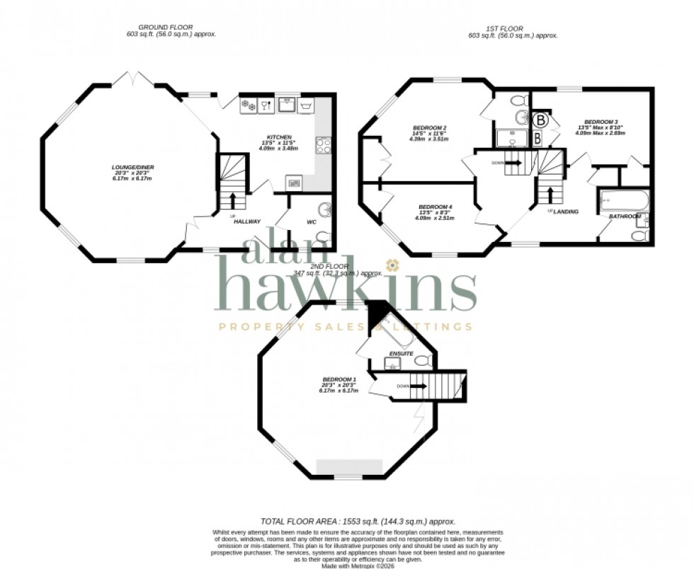 Floorplan for 14 Wiltshire Crescent Wiltshire Leisure Village Vaste, Royal Wootton Bassett, Swindon, Wiltshire, SN4 7PB, UK