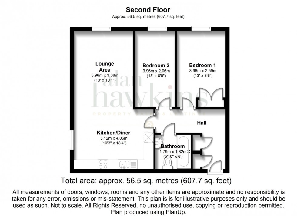 Floorplan for Cloatley Crescent, Royal Wootton Bassett, SN4