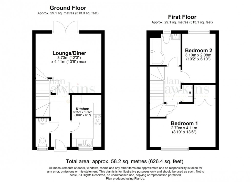 Floorplan for Sprats Barn Crescent, Royal Wootton Bassett, SN4