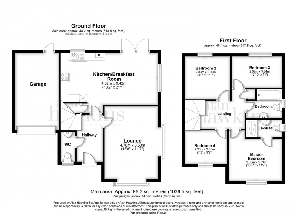 Floorplan for Hyde Road, Royal Wootton Bassett, SN4
