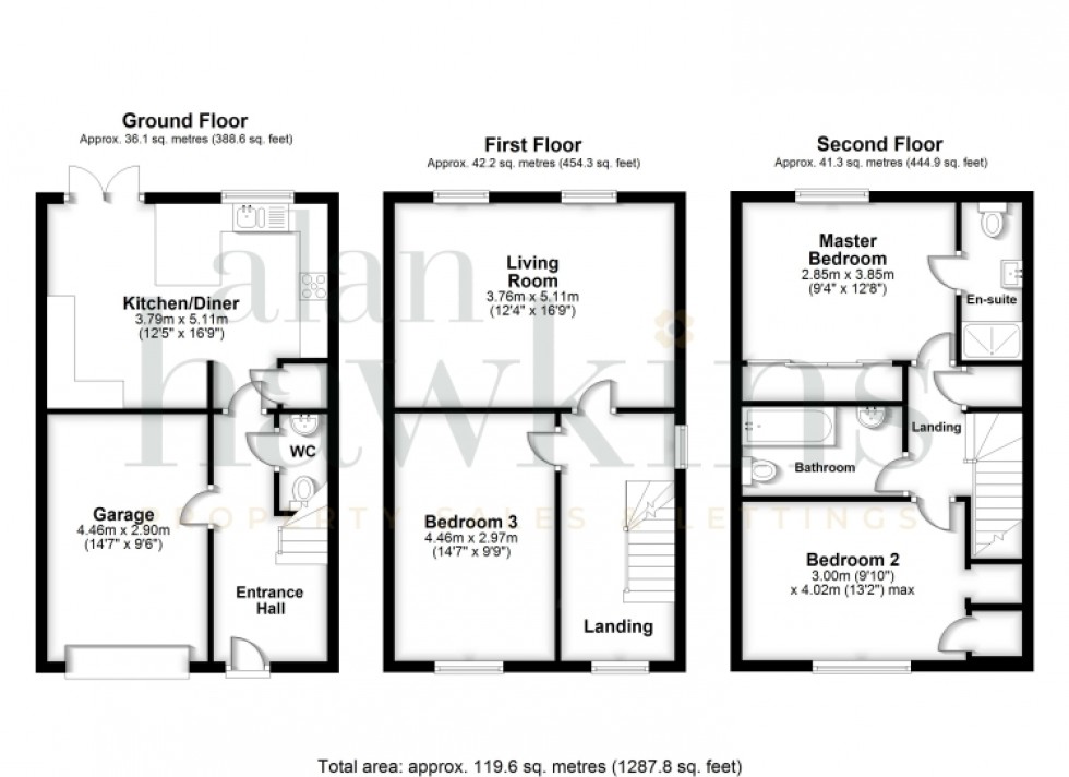 Floorplan for 51 Sprats Barn Crescent, Royal Wootton Bassett, Swindon, Wiltshire, SN4 7JR, UK