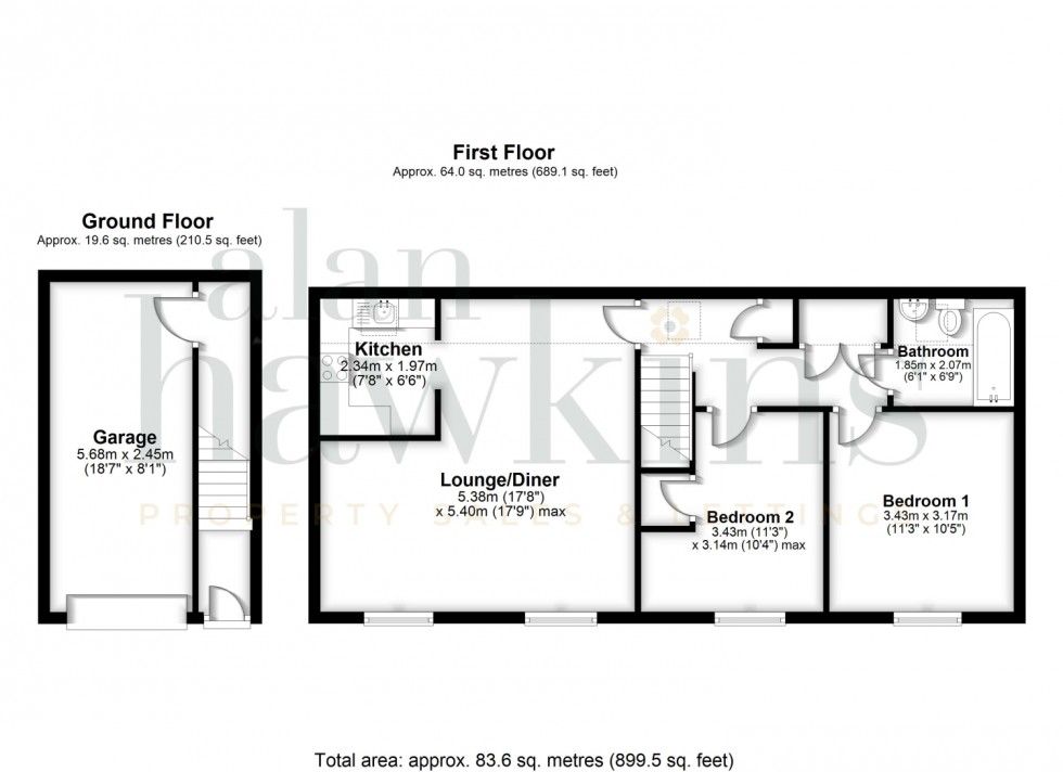 Floorplan for Daisy Brook, Royal Wootton Bassett, SN4