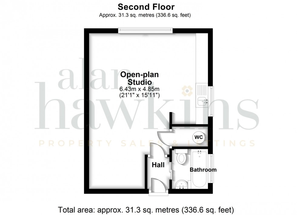 Floorplan for Blenheim Court, Royal Wootton Bassett, SN4