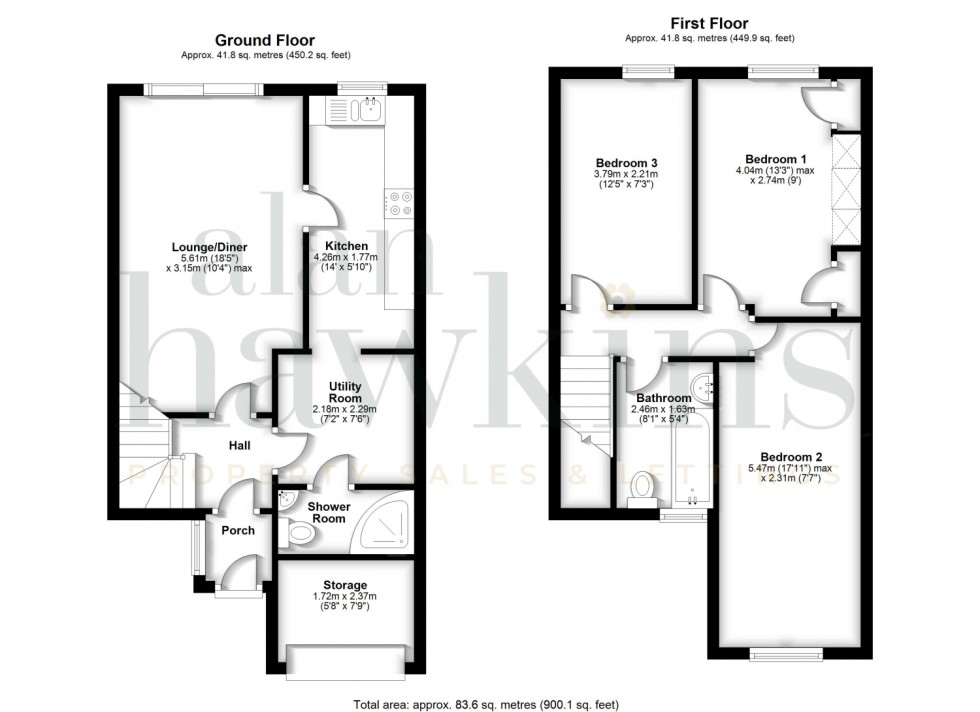 Floorplan for Sycamore Close, Lyneham, SN15