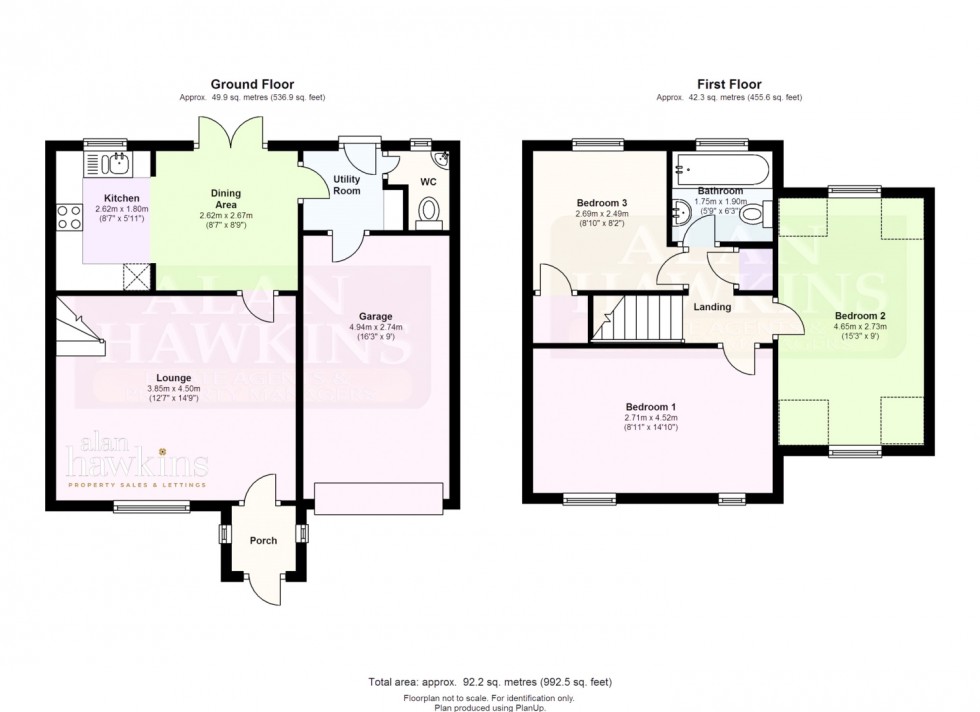 Floorplan for Huntsland, Royal Wootton Bassett, SN4