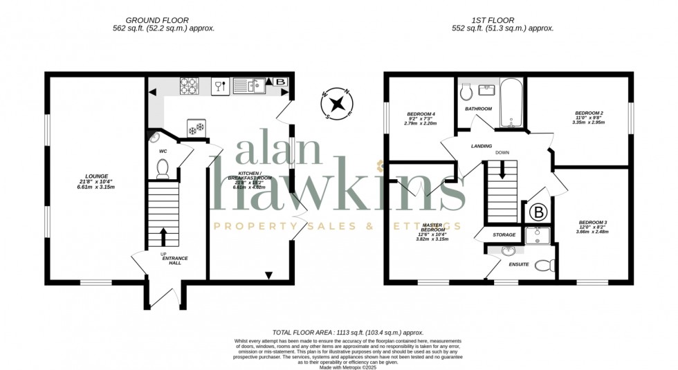 Floorplan for Havisham Drive, Swindon, SN25