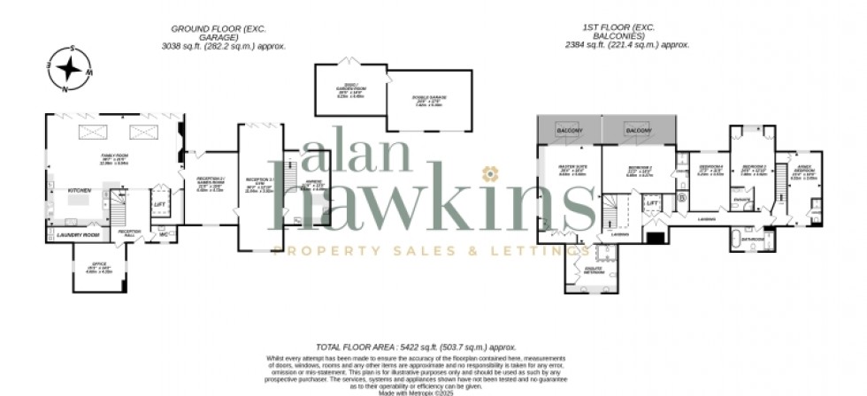 Floorplan for The Rectory The Street, Brinkworth, Chippenham, Wiltshire, SN15 5AF, UK