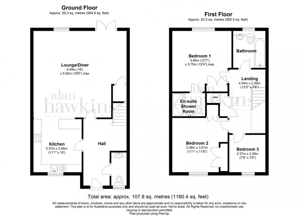 Floorplan for Wiltshire Crescent, The WIltshire Leisure Village, Royal Wootton Bassett SN4 7