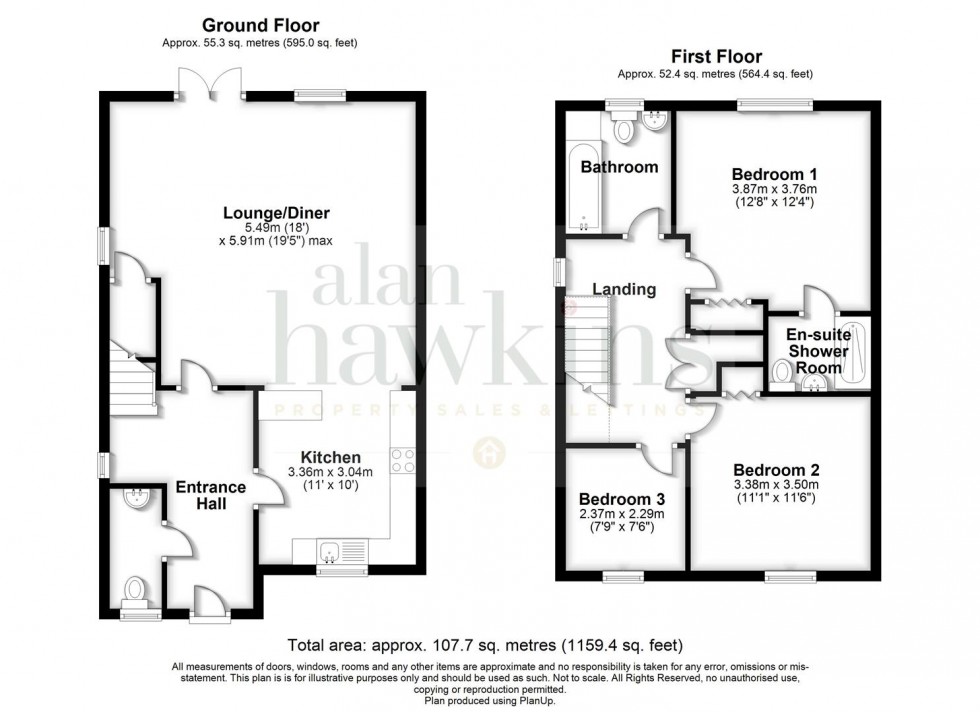 Floorplan for Wiltshire Crescent, Royal Wootton Bassett SN4 7