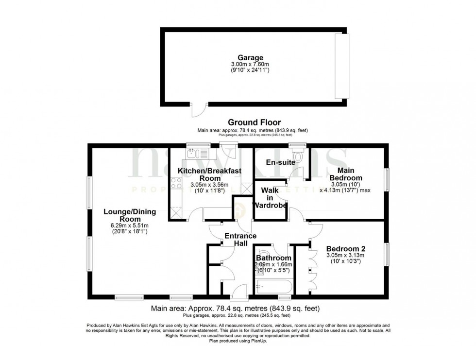 Floorplan for Lillybrook Estate, Lyneham