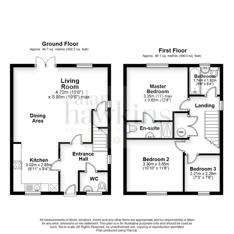 Floorplan for Lakes View Wiltshire Leisure Village, Nr Royal Wootton Bassett