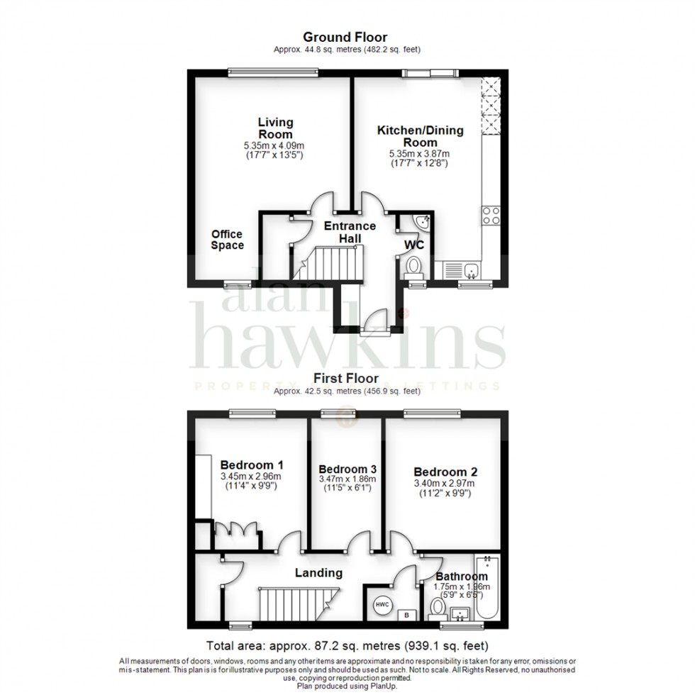 Floorplan for Fairfield, Royal Wootton Bassett SN4 7