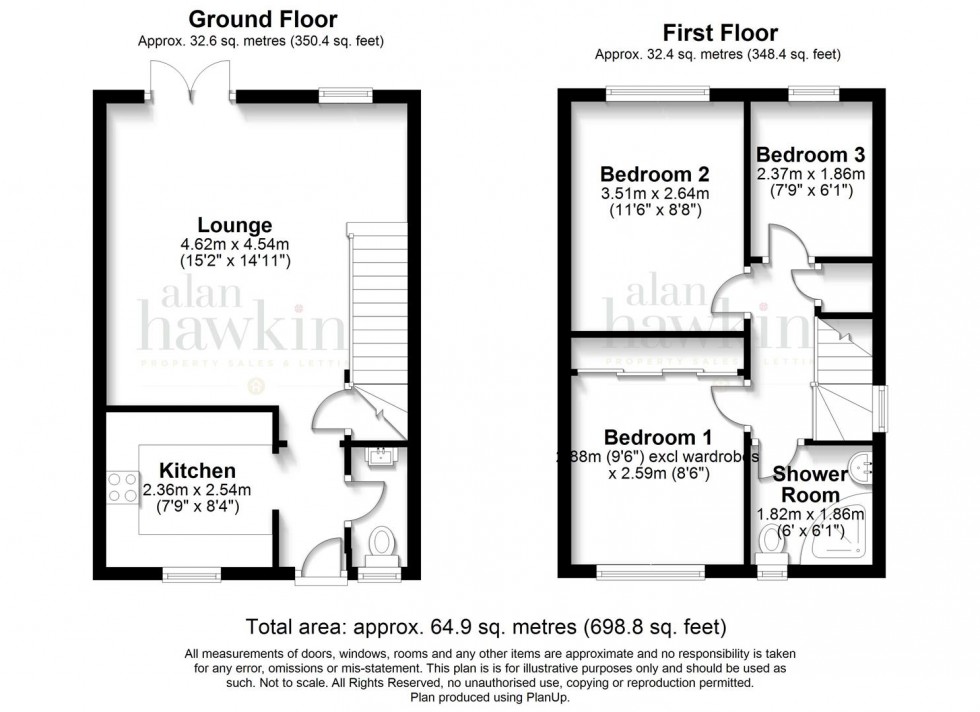 Floorplan for Pheasant Close, Covingham, Swindon