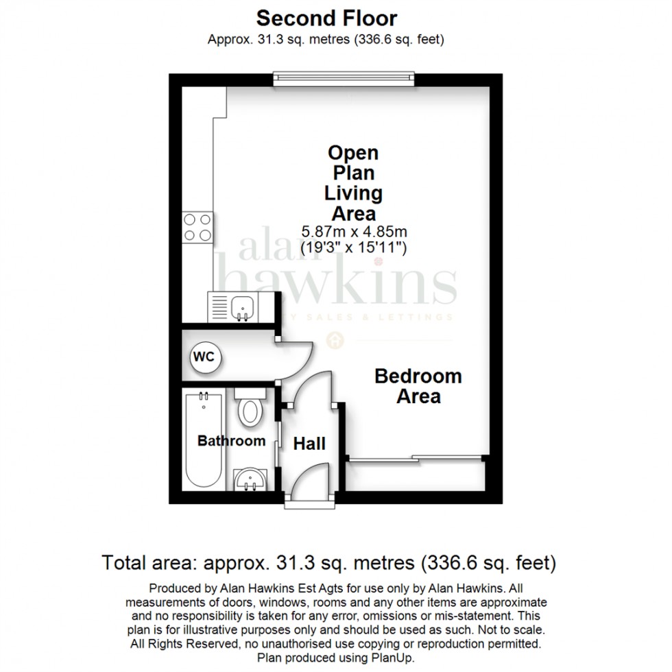 Floorplan for Blenheim Court, Shakespeare Road, Royal Wootton Bassett