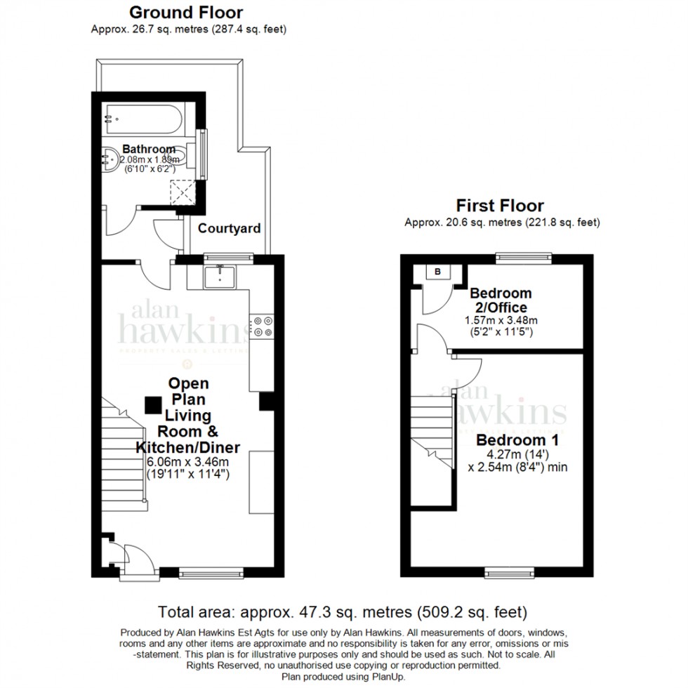 Floorplan for Wood Street, Royal Wootton Bassett SN4 7