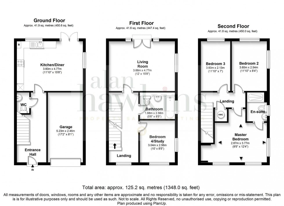 Floorplan for Blain Place, Royal Wootton Bassett