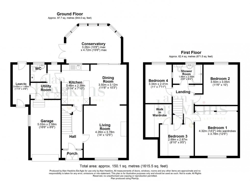 Floorplan for Nore Marsh Road, Royal Wootton Bassett