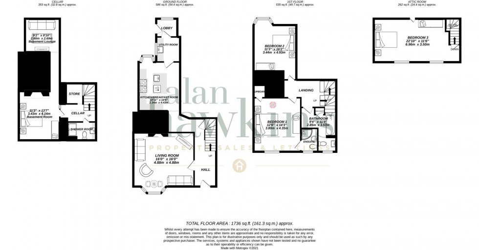 Floorplan for High Street, Royal Wootton Bassett