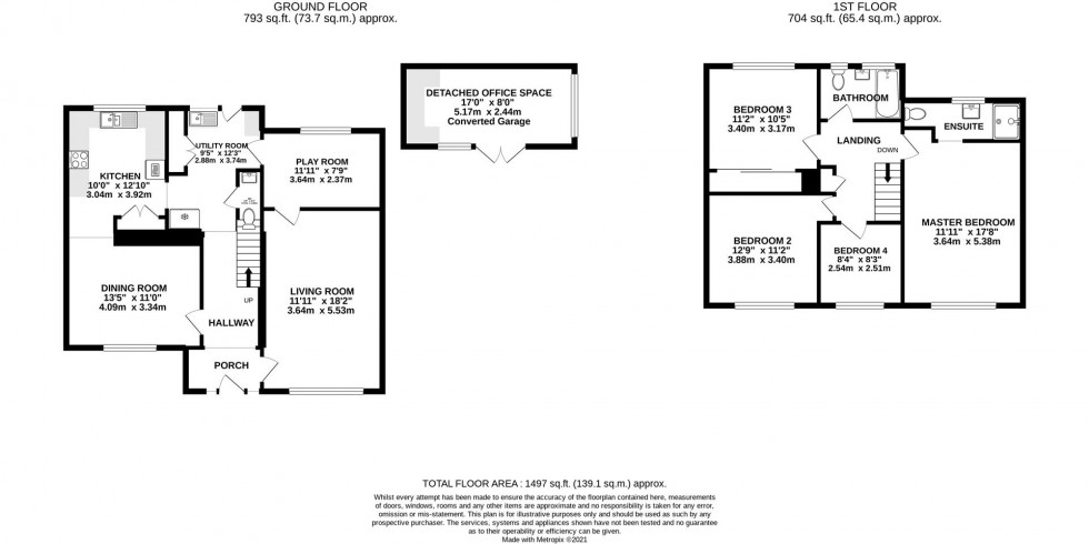 Floorplan for Shakespeare Road, Royal Wootton Bassett SN4