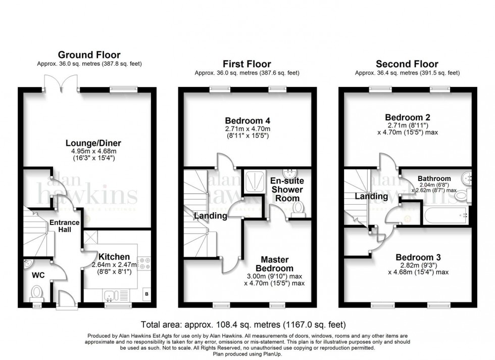 Floorplan for Cricketers Close, Royal Wootton Bassett