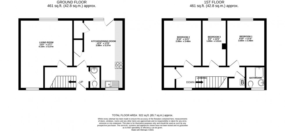 Floorplan for Fairfield, Royal Wootton Bassett,