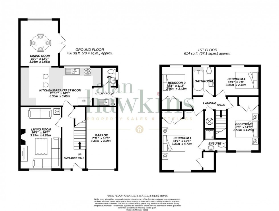 Floorplan for Webbs Court, Lyneham SN15