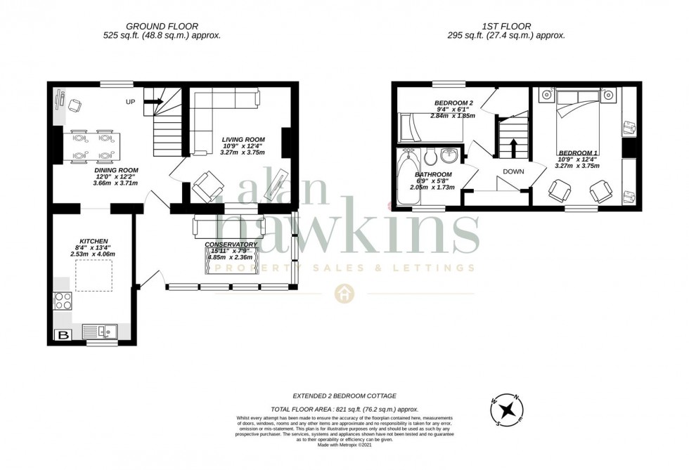 Floorplan for Coxstalls, Royal Wootton Bassett Sn4 7