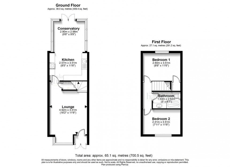 Floorplan for Lime Close, Chippenham