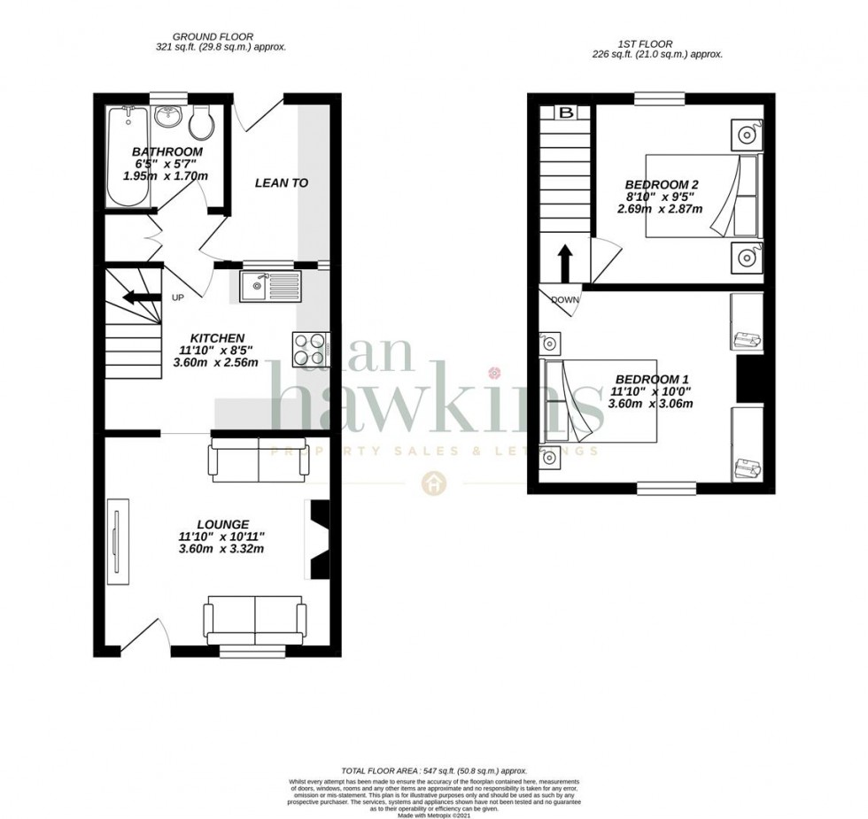 Floorplan for Hollow Way, Bradenstoke Sn15 4