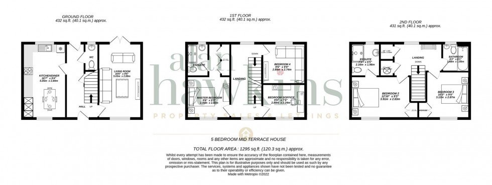 Floorplan for Da Vinci Walk, Royal Wootton Bassett SN4 7