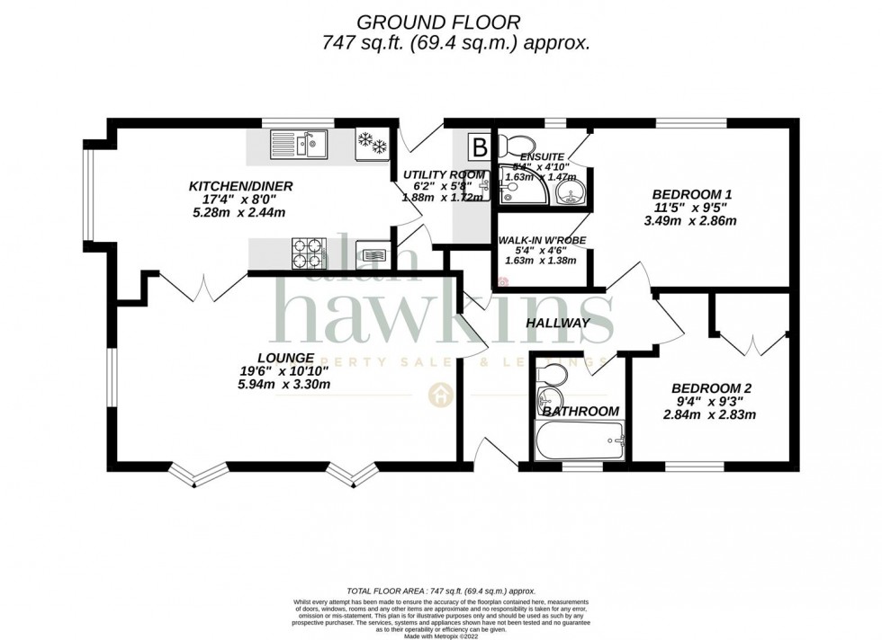 Floorplan for Greenfield Estate, Lyneham, Chippenham