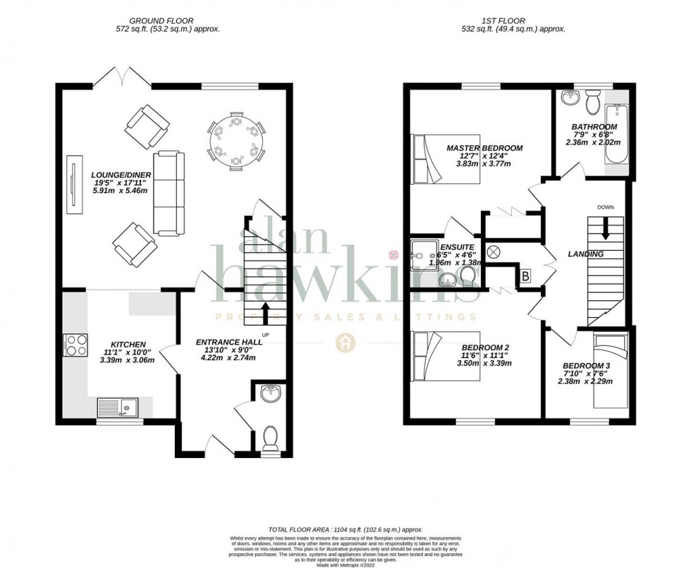 Floorplan for Wiltshire Leisure Village, Royal Wootton Bassett,