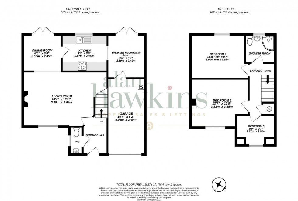 Floorplan for Caraway Drive, Swindon