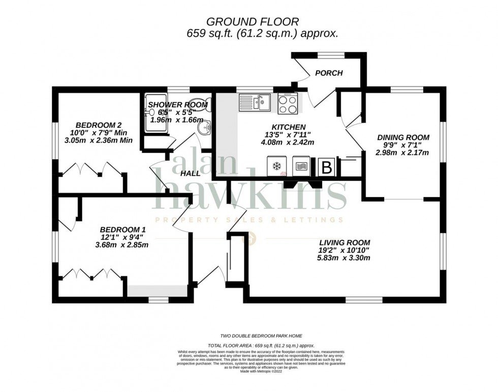 Floorplan for Lillybrook Estate, Lyneham SN15