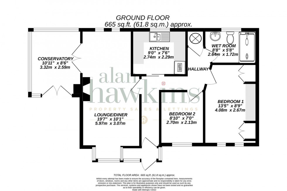 Floorplan for Pitchens End, Broad Hinton, SN4