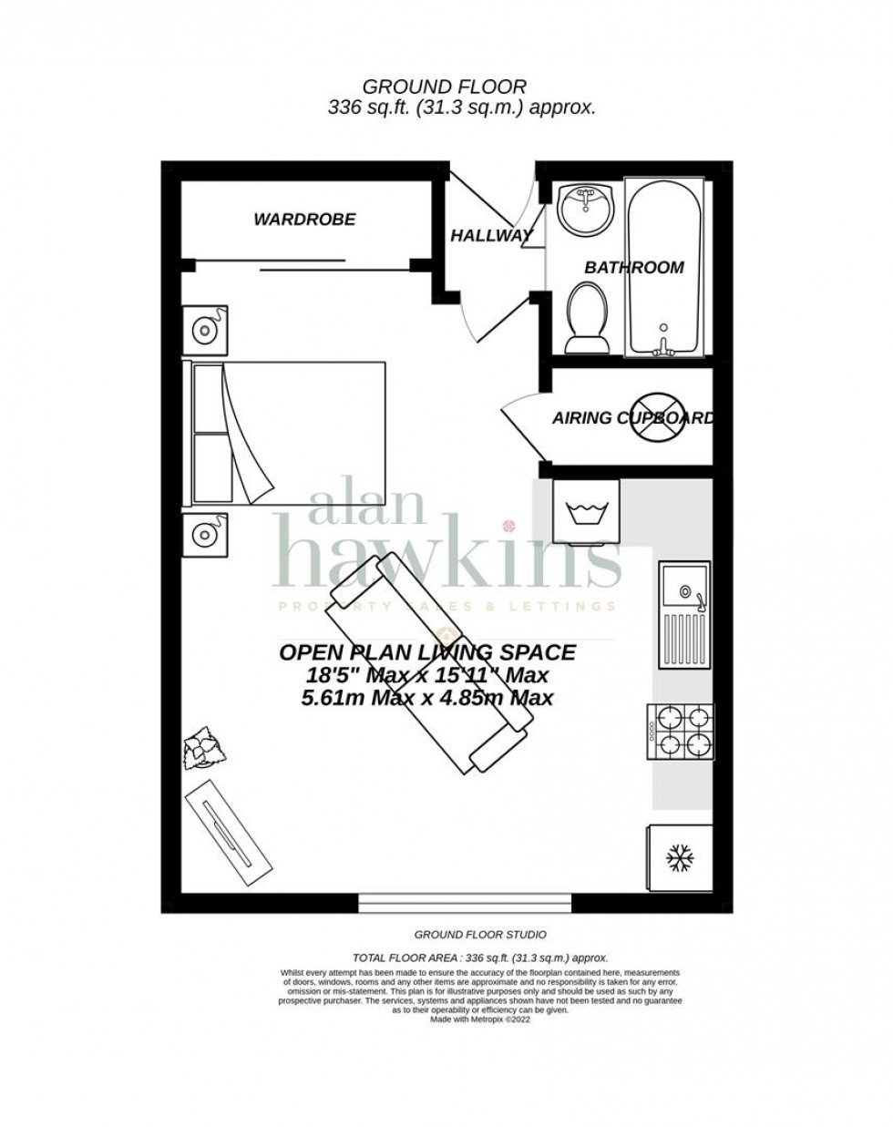 Floorplan for Marlborough Court, Royal Wootton Bassett