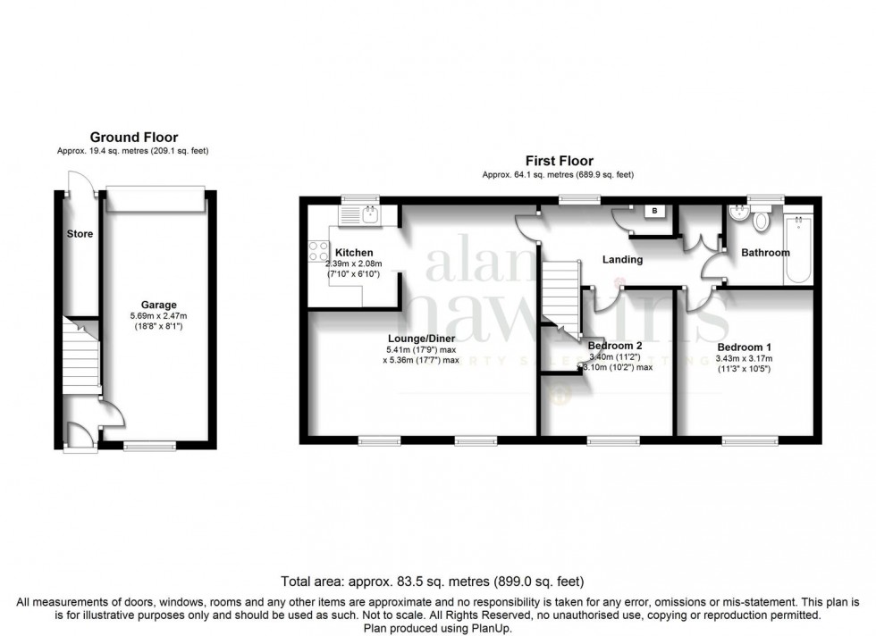 Floorplan for Royal Wootton Bassett