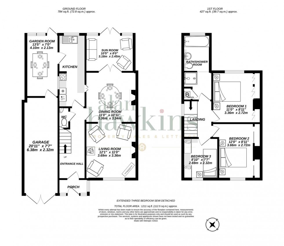 Floorplan for Morstone Road, Royal Wootton Bassett