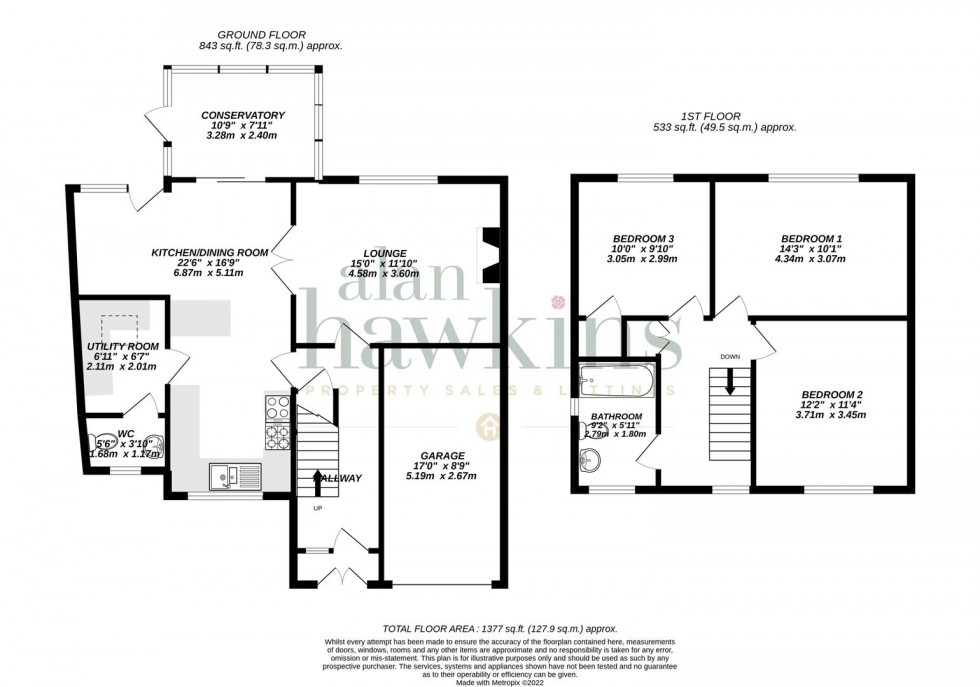 Floorplan for Englefield, Royal Wootton Bassett