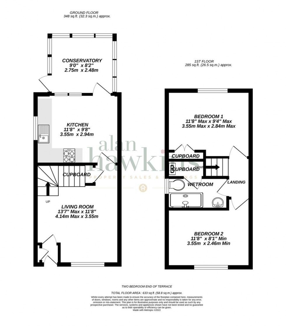 Floorplan for Pendennis Road, Freshbrook, Swindon