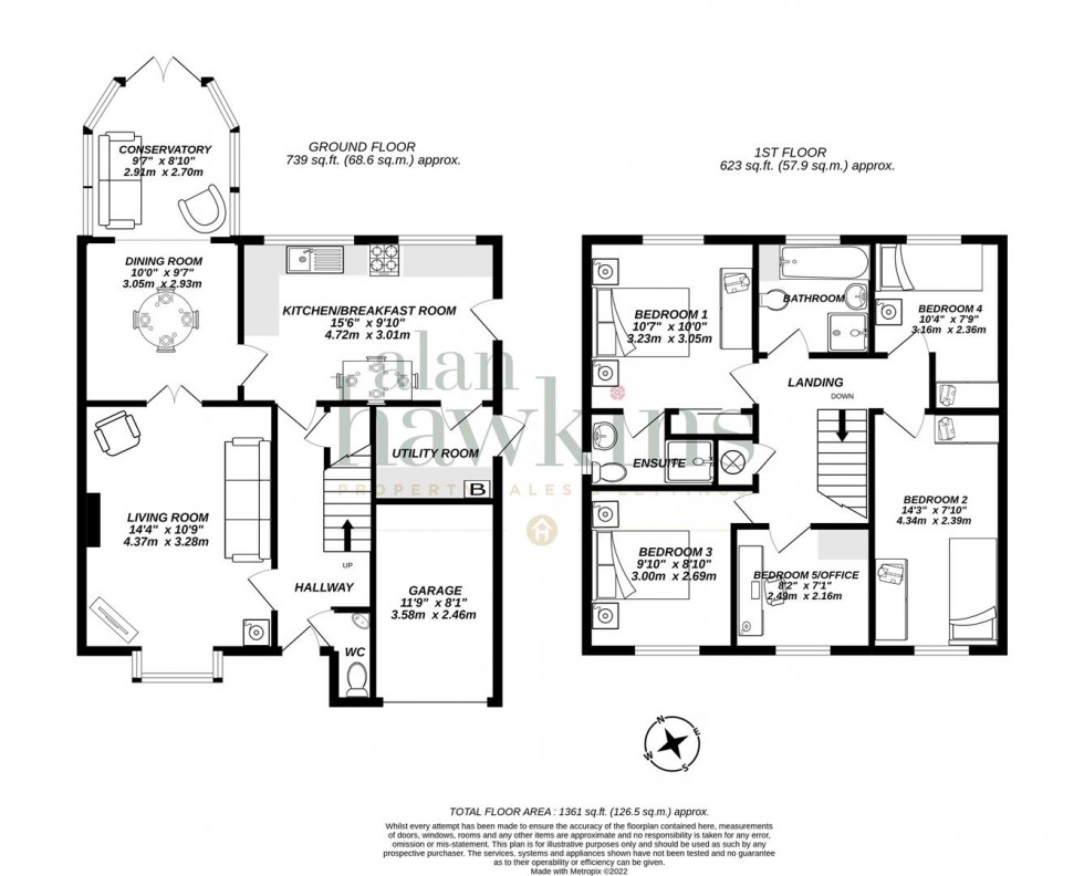 Floorplan for Garraways, Royal Wootton Bassett