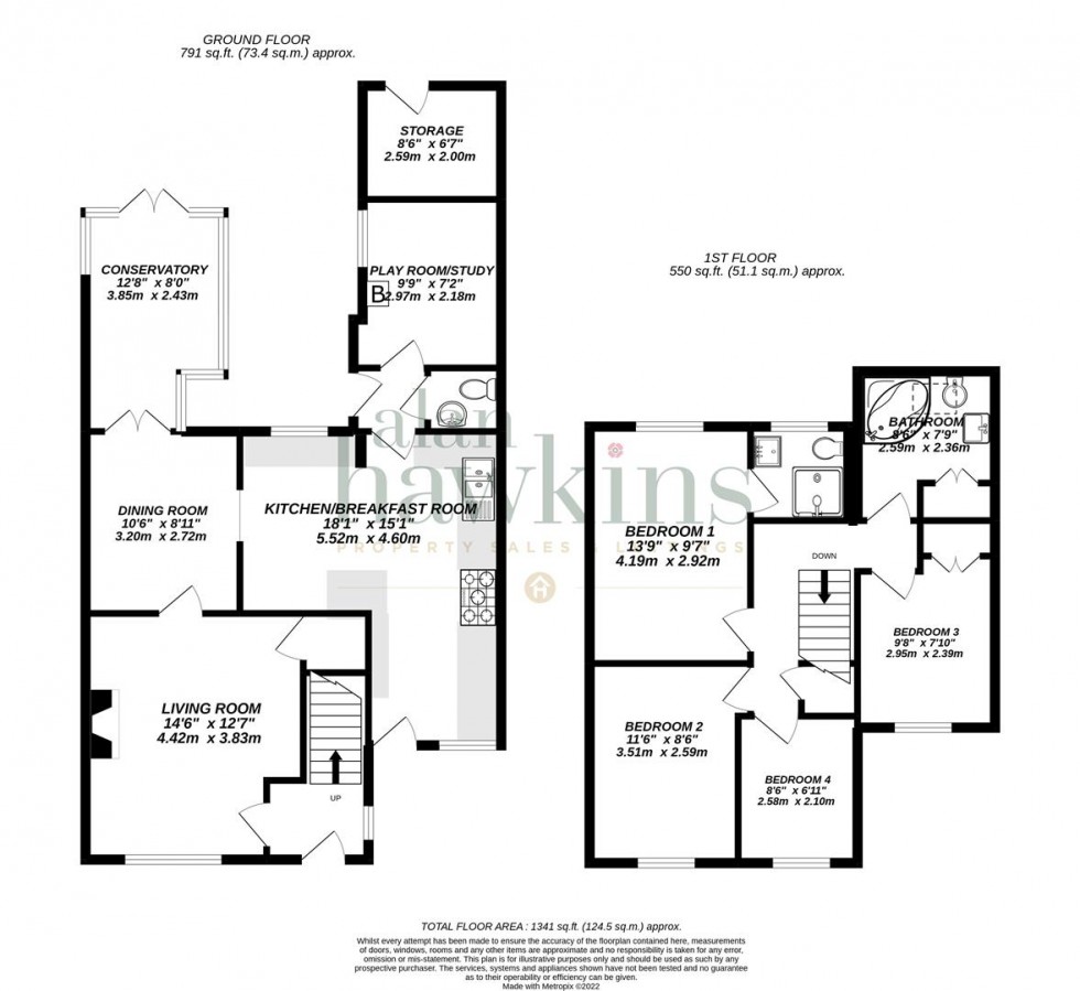 Floorplan for Middle Ground, Royal Wootton Bassett